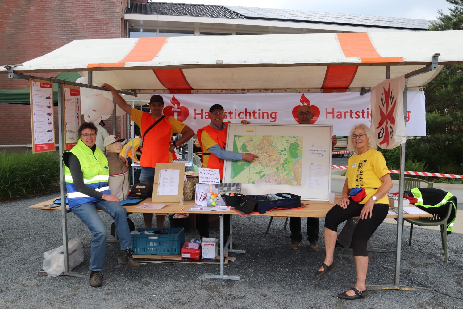 EHBO-Kraam op de Stiphoutse Vlooienmarkt